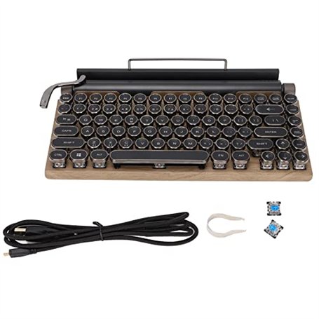 Clavier de machine à écrire rétro