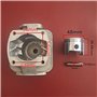 ZAPYVET Ensemble Piston Cylindre, for Huasheng, KS865 EB650 SOUFFLEUR 2 Temps Anneaux Cylindre PIN Clips Assemblage FORETS DE Te