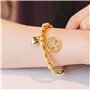 Philip Jones Bracelet Arbre de Vie Plaqué Or Créé avec des Cristaux Zircondia®