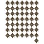 FUXXER Lot de 50 clous décoratifs antiques en laiton vintage 30 x 27 mm Bronze