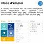 Autocollant RFID 13,56 MHz anti métal - UID inscriptible - libNFC Linux - (lot de 5)