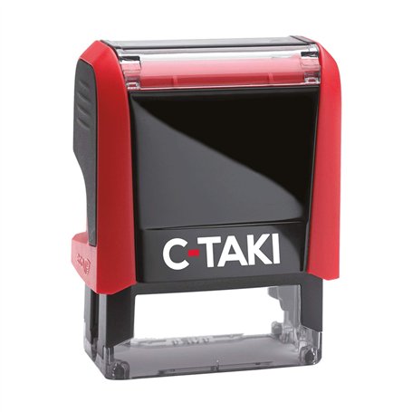 C-TAKI Tampon textile pour marquer les vêtements - Imprime une Etiquette vêtement de 38 x 14 mm