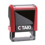 C-TAKI Tampon textile pour marquer les vêtements - Imprime une Etiquette vêtement de 38 x 14 mm