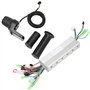 Wivplex Contrôleur de vélo électrique 24 V/36 V/48 V 350 W, contrôleur d'instrument LCD for vélo électrique, contrôleur de Moteu