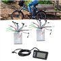 Wivplex Kit de Conversion de vélo électrique, contrôleur de Moteur à Double entraînement 48 V 60 V 450 W et Panneau d'affichage,
