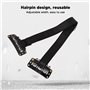 Face Lift Tape, Ceinture Anti-rides Réglable Résistante à l'usure avec Pince à Cheveux pour la Mise en Forme du Visage 4 PCS (Le