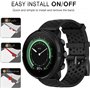 Bracelet pour Suunto 7/9 / 9Baro / D5 / Spartan/Fossil Nate/Q Silicone Noir