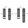 Bracelet pour Suunto 7/9 / 9Baro / D5 / Spartan/Fossil Nate/Q Silicone Noir