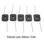 LJCM Tête De Coupe, 5 Pièces 150 mm Tete Débroussailleuse Accessoires pour Coupe-Bordures Plastique et Fil Tête de Coupe-Bordure