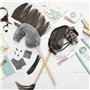 Panduro Hobby Horse | Mors de dressage en métal pour cheval à bataille (7,5 x 10,5 cm) – Bride non incluse | Accessoires pour ch