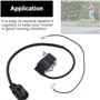 Yurefax 4134 400 1301 Bobine d'allumage, for STIHL, BT120 FS120 FS120R FS200 FS200R FS250 FS300 FS350 FR350 BT120C BT121 Débrous