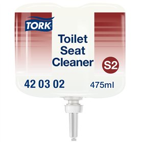 Tork Désinfectant Cuvette WC - 420302 - Nettoyant Lunette WC pour une hygiène supplémentaire - Pour distributeurs S2 - Qualité P