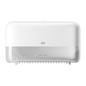 Tork Distributeur murale pour papier toilette rouleau mid-size sans mandrin blanc T7