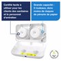 Tork Distributeur murale pour papier toilette rouleau mid-size sans mandrin blanc T7, gamme Elevation, 558040