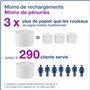 Tork Distributeur murale pour papier toilette rouleau mid-size sans mandrin blanc T7, gamme Elevation, 558040