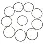 Jodriva Lot de 10 Segments de Piston 42 mm x 1,5 mm, for tronçonneuse Husqvarna 42 45 242 246 343 F/FR/FRM/RX 345 F/FR/FRM/RX Se