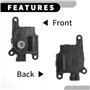 Vuzmode Actionneur de commande de porte d'air de mélange de chauffage CVC n° 971242H000 Actionneur de porte d'air de voiture, fo