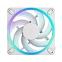 Ventilateur PC - FRACTAL DESIGN - Momentum 12 RGB - FDB - Anneau lumineux ARGB Gen 2 - Contrôle PWM -  Blanc