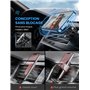 LISEN Support Téléphone Voiture, Clip Améliorer 2022 [6 Super Aimants Puissants] [Case Friendly] Support Magnetique Porte Teleph