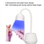 24 W à séchage rapide lampe uv ongles gel avec 8 puces lumineuses