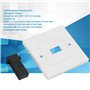 1 Plaque Murale USB 3.0 A, Couvercle de Panneau de Plaque Frontale de Prise de Chargeur Mural USB, pour Bureau à Domicile Hôtel