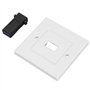 1 Plaque Murale USB 3.0 A, Couvercle de Panneau de Plaque Frontale de Prise de Chargeur Mural USB, pour Bureau à Domicile Hôtel