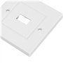 1 Plaque Murale USB 3.0 A, Couvercle de Panneau de Plaque Frontale de Prise de Chargeur Mural USB, pour Bureau à Domicile Hôtel
