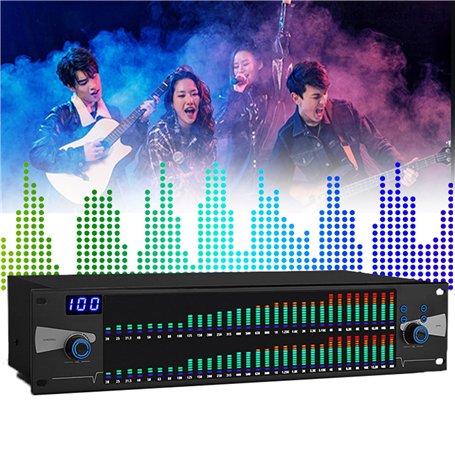 hKjPlvf Égaliseur Numérique Double 31 Bandes