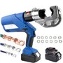 LADECNERHT Pince à Sertir éLectrique ET Hydraulique Rechargeable