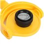 ABS Prisme à Inclinaison Unique, Prisme D'arpentage en Plastique, avec Adaptateur en Laiton pour Adapté aux Tunnels Chemins de F