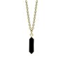 Pendentif Femme LIU JO MLJ591 Doré Noir