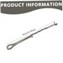 BBQ Food Flipper 13, 8 pouces de longueur en acier inoxydable Crochet de viande viande accessoires BBQ faciles à nettoyer les cr