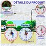La Belle Boule® | Compteur de Score 30x20cm Pétanque en Étain Vintage | Plaque Métal avec Aiguilles Pivotantes pour 2 Équipes | 