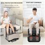 Appareil de massage électrique pour les pieds et repose-pieds,avec contrôle par application,Fonction airbag, massage, vibration 