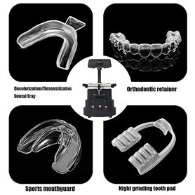 guoyjmm Machine de Formage sous Vide Dentaire, Plastifieuse, Outil de Moulage Thermique, Machine de Formage sous Vide Acrylique 