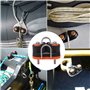 Conception Robuste Taquet Coinceur à Entrée Rapide avec Anneau de Guidage pour Cordage de 3