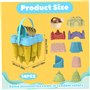 14pcs / Ensembles Plage en Plastique avec des moules château Sable P