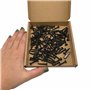 Lot de 100 vis en acier au carbone pour cloison sèche - 3,5 x 25 mm - Vis autoforeuses pour tôle - PH Phillips à tête fraisée (1