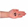 Lot de 30 vis Torx en métal pour toiture - 4,8 x 35 mm - Vis autoforeuses peintes avec rondelles EPDM - Vis à tôle (30, marron c