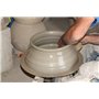 Pot de fleurs en céramique de Crète fait à la main en terre cuite véritable, résistant au gel, différentes tailles 30-80 cm, Yuc