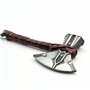 LizMatech Stormbreaker Porte-clés avec hache de Thor et pas marteau Mjolnir, Tête de hache argentée, S