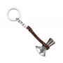 LizMatech Stormbreaker Porte-clés avec hache de Thor et pas marteau Mjolnir, Tête de hache argentée, S