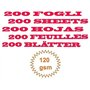 Recharge de rechange 200 feuilles (400 pages) papier épais 120 g/m² - 95 x 171 mm - quadrillé 5 mm - pour agenda organiseur avec