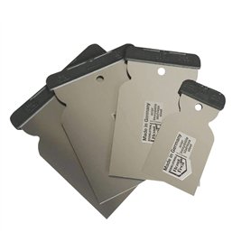 Lot de 4 spatules en acier inoxydable pour mastic 50 80 100 120 mm
