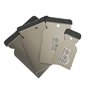 Lot de 4 spatules en acier inoxydable pour mastic 50 80 100 120 mm