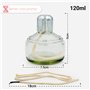 Behler Instruments - Alcohol Brûleur Lampe en verre avec système de sécurité anti-déversement. Comprend une mèche, volume 120 ml