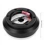 MOKT Base de Volant, Adaptateur secondaire Adaptateur de moyeu de Volant, adapté pour Honda Civic 92-95 Fit Honda Civic EG
