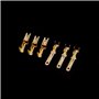 BIGULA Lot de 10 connecteurs de Fils électriques à 2 Broches de 2,8 mm, fiche mâle Femelle + borne