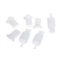 BIGULA Lot de 10 connecteurs de Fils électriques à 2 Broches de 2,8 mm, fiche mâle Femelle + borne