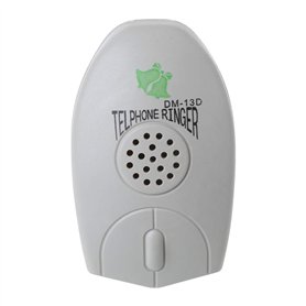 QERMULA amplificateur téléphone Fixe Sonnerie Sonnerie Anneau de téléphone Extra Fort pour l'ancien téléphone Cloche Sonnerie Be